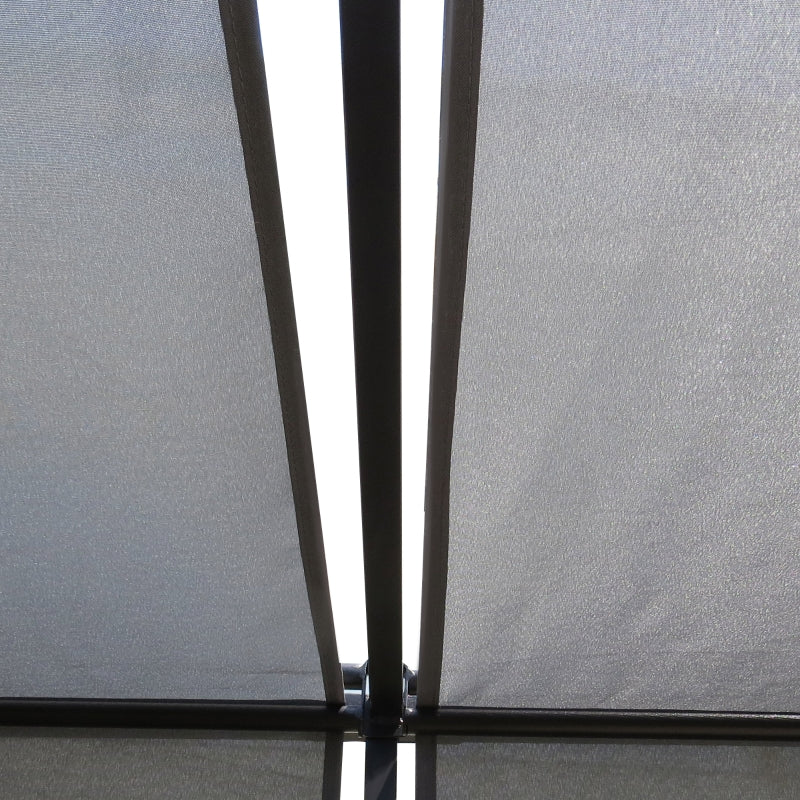 3m x 3m Steel Pergola – Sliding Retractable Roof Outdoor Shade