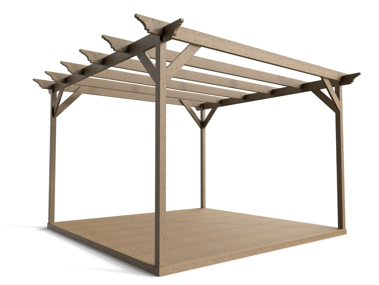 Orchid Wooden Pergola and Decking Kit