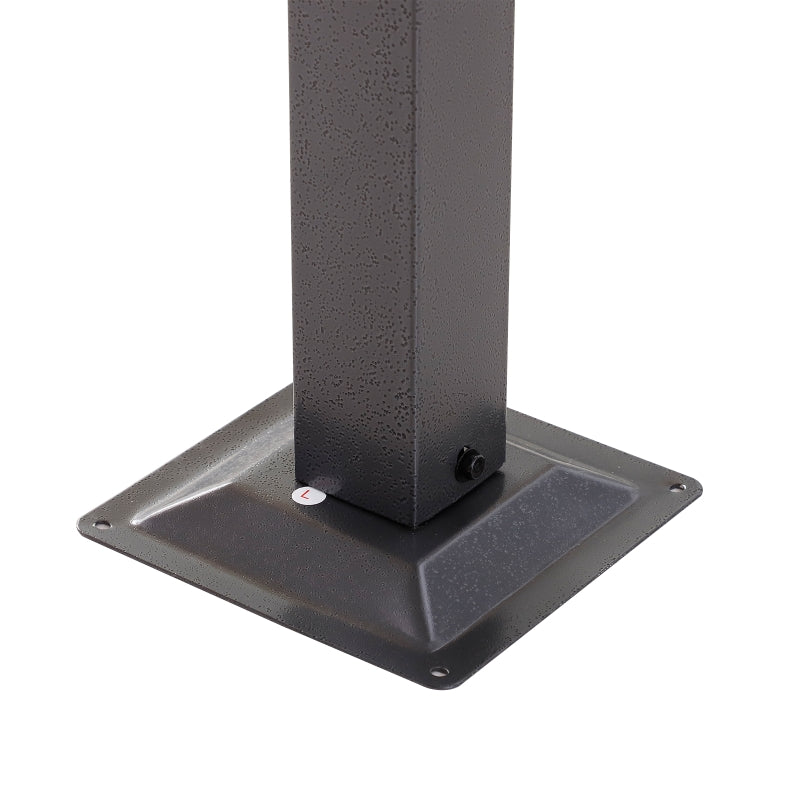 2.8m x 3m Metal Pergola – Retractable Canopy Roof Patio Cover