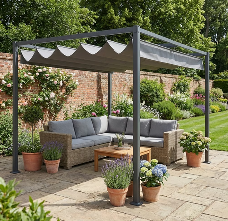 3m x 3m Metal Pergola