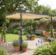3.5m x 3.5m Metal Pergola Marquee – Large Outdoor Event Canopy