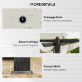 4m x 3m Metal Pergola – Dark Grey Frame with Beige Canopy Roof