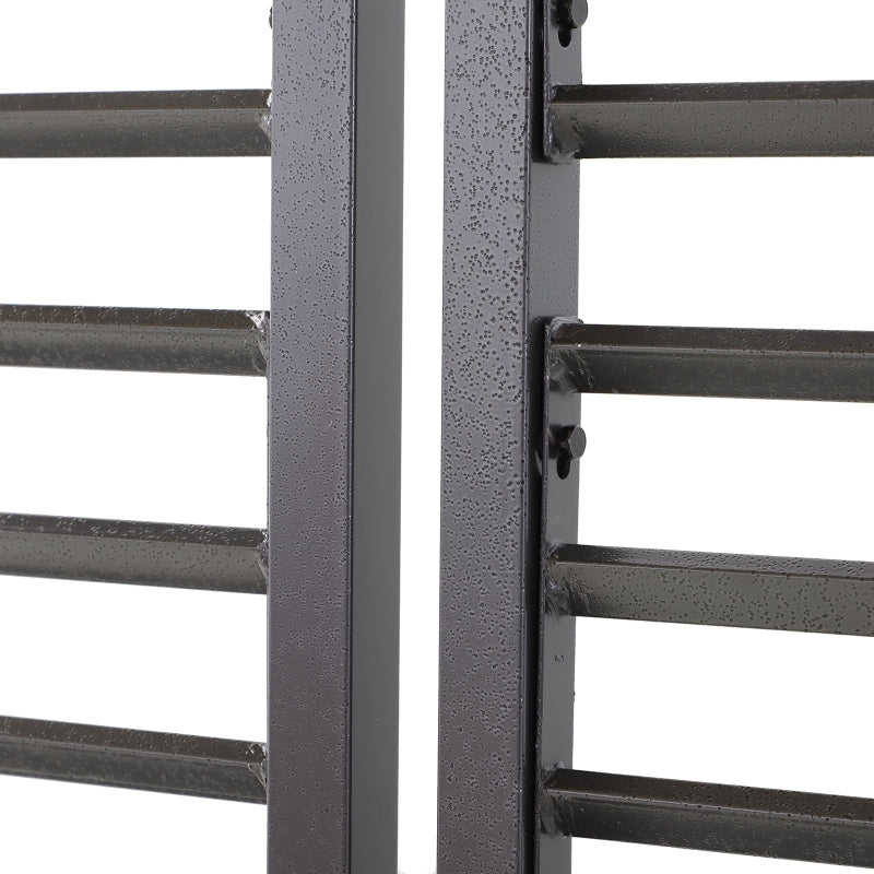 2.8m x 3m Metal Pergola – Retractable Canopy Roof Patio Cover