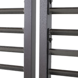 2.8m x 3m Metal Pergola – Retractable Canopy Roof Patio Cover