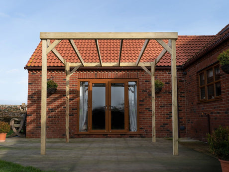 Box Wooden Garden Pergola Kit