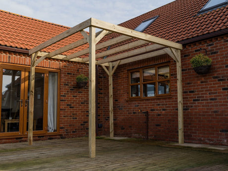 Box Wooden Garden Pergola Kit