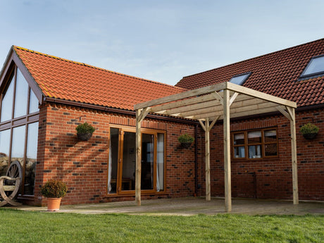 Box Wooden Garden Pergola Kit