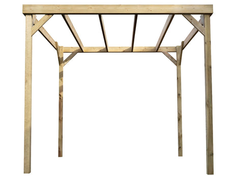 Box Wooden Garden Pergola Kit