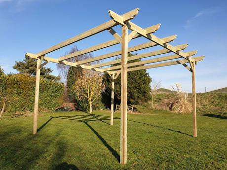 Corbel Wooden Garden Pergola Kit