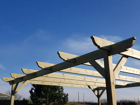 Corbel Wooden Garden Pergola Kit