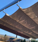 3m x 2m Grey Metal Pergola – Outdoor Patio Shade Shelter