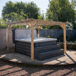 Ready Sawn Flat Roof Pergola