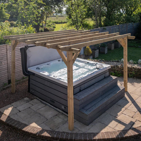 Ready Sawn Flat Roof Pergola