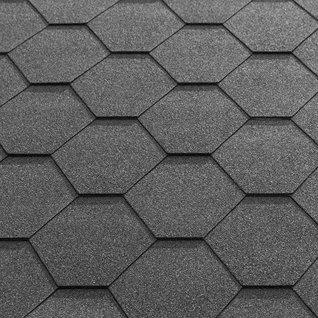 Oak Wooden Gazebo - Katepal Grey Shingle Roof - Apex Design - No Overhang