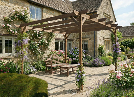 Corbel Wooden Garden Pergola Kit