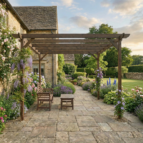 Corbel Wooden Garden Pergola Kit