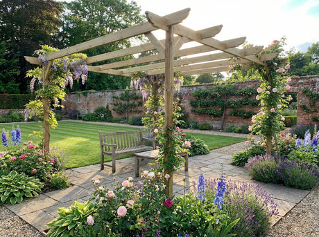 Corbel Wooden Garden Pergola Kit