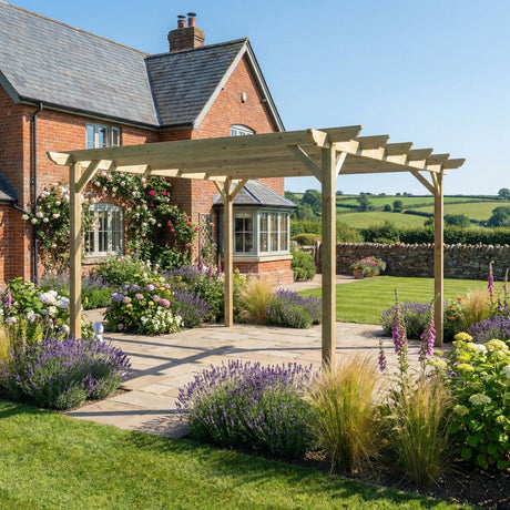 Corbel Wooden Garden Pergola Kit
