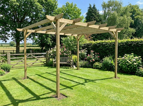 Corbel Wooden Garden Pergola Kit