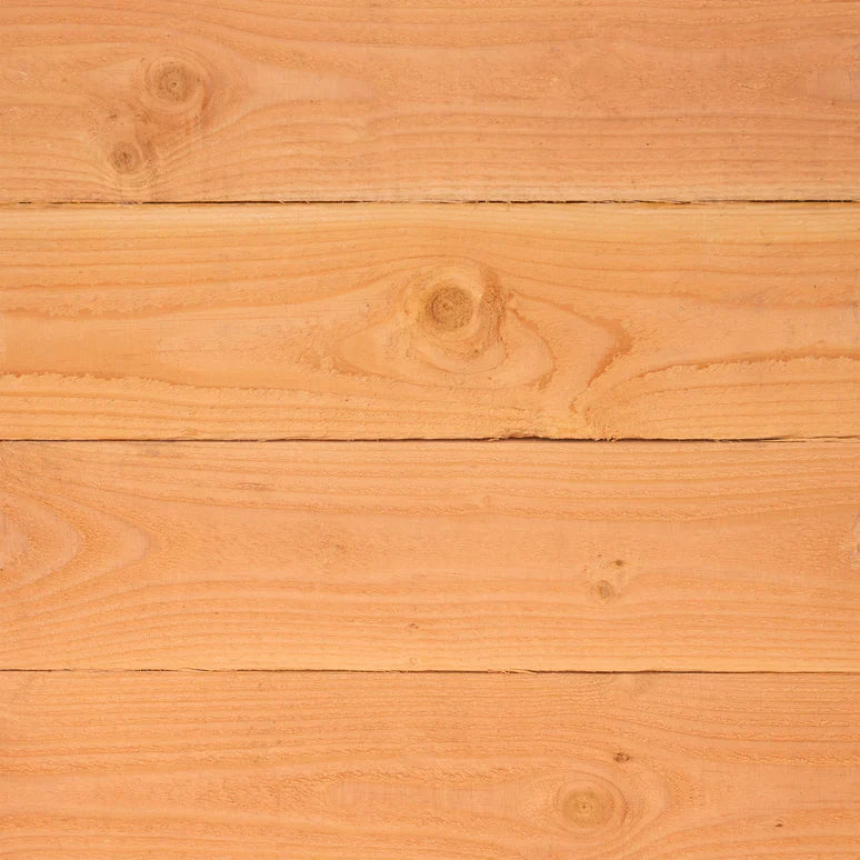 Rough Sawn Larch Garden Gazebo with Corrugated Metal Featheredge Roof – Apex No Overhang