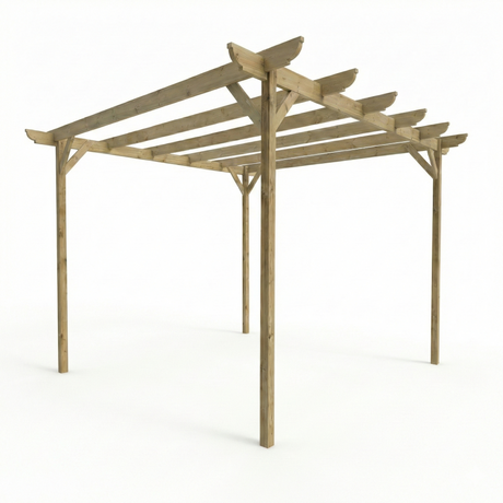 Corbel Wooden Garden Pergola Kit