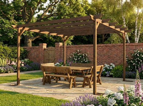 Champion Wooden Garden Pergola Kit