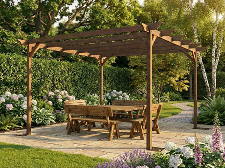 Champion Wooden Garden Pergola Kit