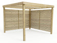 Box Pergola With Shade Trellises