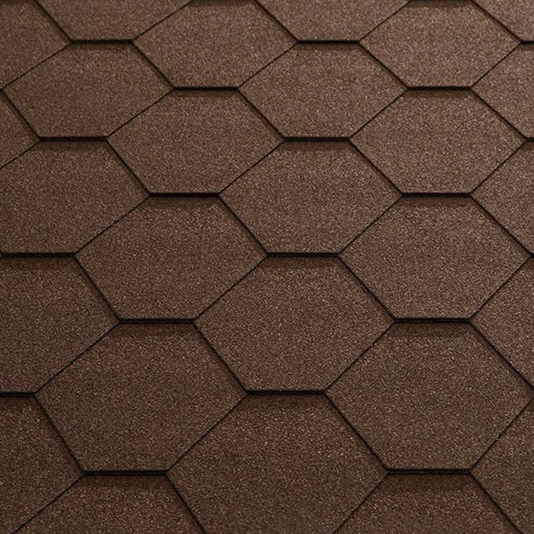 Wooden Apex Gazebo with Katepal Brown Shingle Roof & Overhang - Premium Weatherproof Garden Gazebo