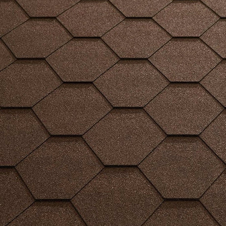 Wooden Gazebo – Katepal Brown Shingle Roof – Lean-To Design - Premium Weatherproof Garden Shelter