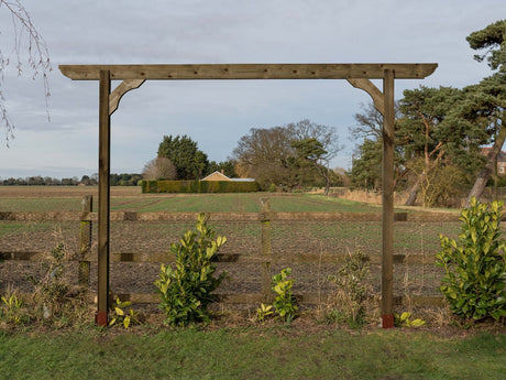 Screen Pergola, Plant Climbing Arbour - Corbel Sculpted Brace