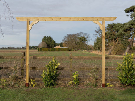 Screen Pergola, Plant Climbing Arbour - Corbel Sculpted Brace
