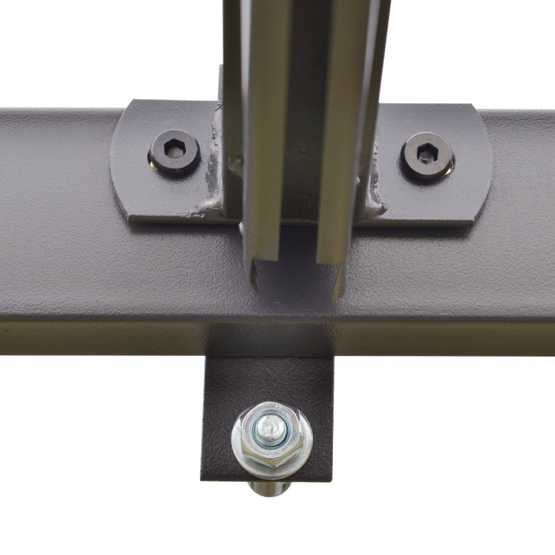 3m x 3m Lean-To Pergola – Cream Roof with Grey Frame Garden Shade