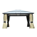 Hardtop Garden Pavillion With Metal Frame - Trade Warehouse