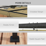 3m x 2m Retractable Roof Pergola – Khaki Outdoor Garden Canopy