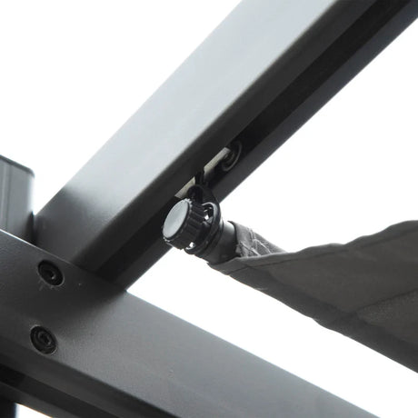 3m x 3m Aluminium Gazebo – Grey Retractable Canopy Roof, Outdoor Patio Shade Shelter