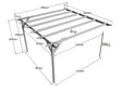 Wall Mounted Wooden Pergola Kit - Corbel Design