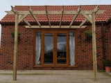Wall Mounted Wooden Pergola Kit - Orchid Design