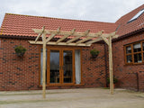 Wall Mounted Wooden Pergola Kit - Champion Design