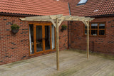 Wall Mounted Wooden Pergola Kit - Dinasty Design