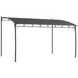 3m x 4m PA-Coated Sun Shade Shelter – Metal Frame Patio Cover