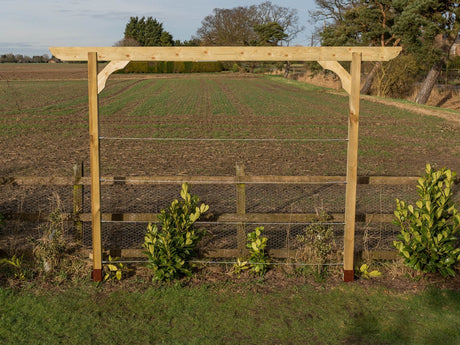 Screen Pergola, Plant Climbing Arbour - Corbel Sculpted Brace