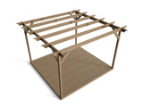 Champion Wooden Pergola and Decking Kit