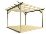 Champion Wooden Pergola and Decking Kit