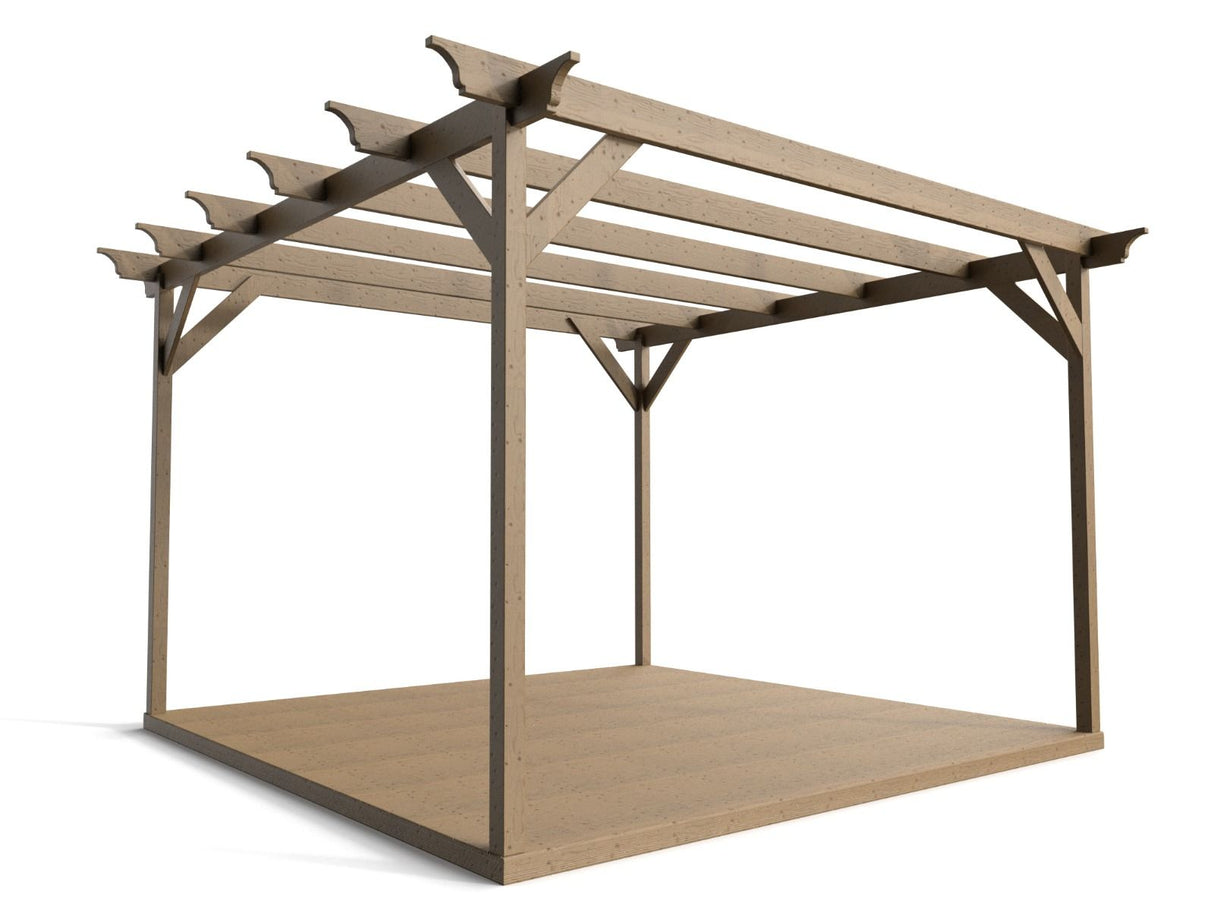 Champion Wooden Pergola and Decking Kit