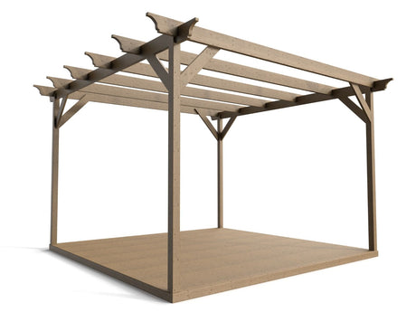 Champion Wooden Pergola and Decking Kit