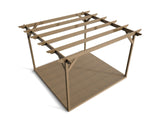 Dinasty Wooden Pergola and Decking Kit