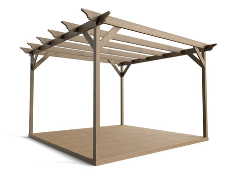 Orchid Wooden Pergola and Decking Kit