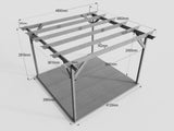 Champion Wooden Pergola and Decking Kit