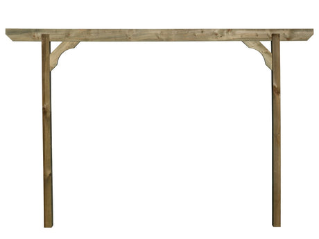 Screen Pergola, Plant Climbing Arbour - Chamfered Sculpted Brace